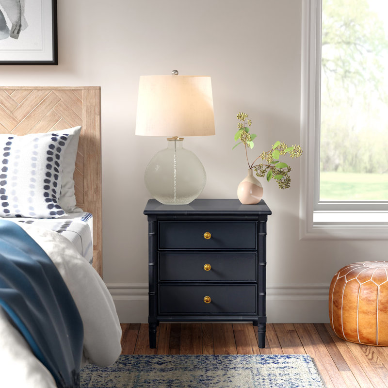 Joss & Main Bombay 3 Drawer Nightstand & Reviews Wayfair